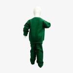 Basketball Style Green Kids Tracksuit Set - Image 2