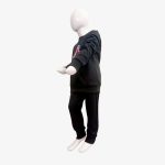 Star Print Black Kids Sweatshirt & Jogger Set - Image 2