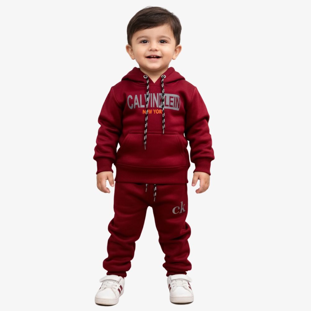 Untitled (1000 x 1000 px) (21) Calvin Klein New York red tracksuit - Image 1