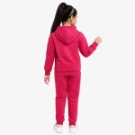 Girls’ Barbie Hot Pink Hoodie & Jogger Set – “Own Your Unique” Loungewear Outfit - Image 3